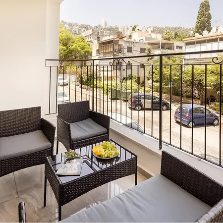 Bahai Gardens Vista Apartments With Mamad By Sea N' Rent Haifa Exterior photo